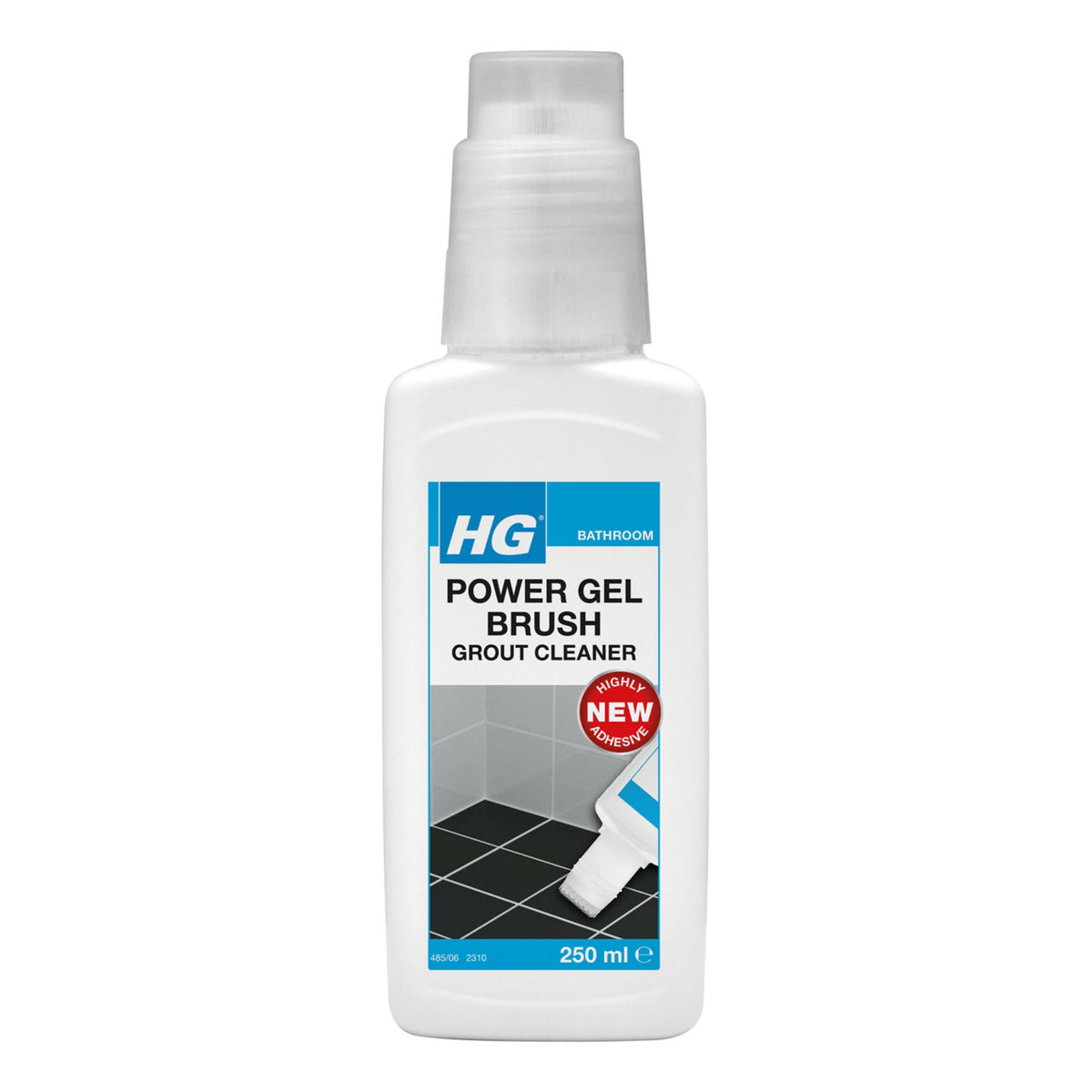 HG Power Gel brush grout cleaner 250ml, UK version