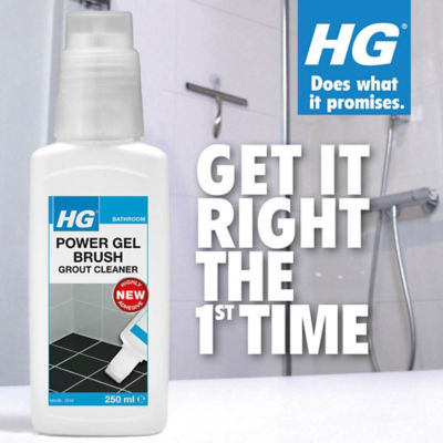 HG Power Gel brush grout cleaner 250ml, UK version