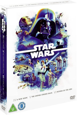 ASDA Star Wars Trilogy Episodes 4-6 DVD - British product