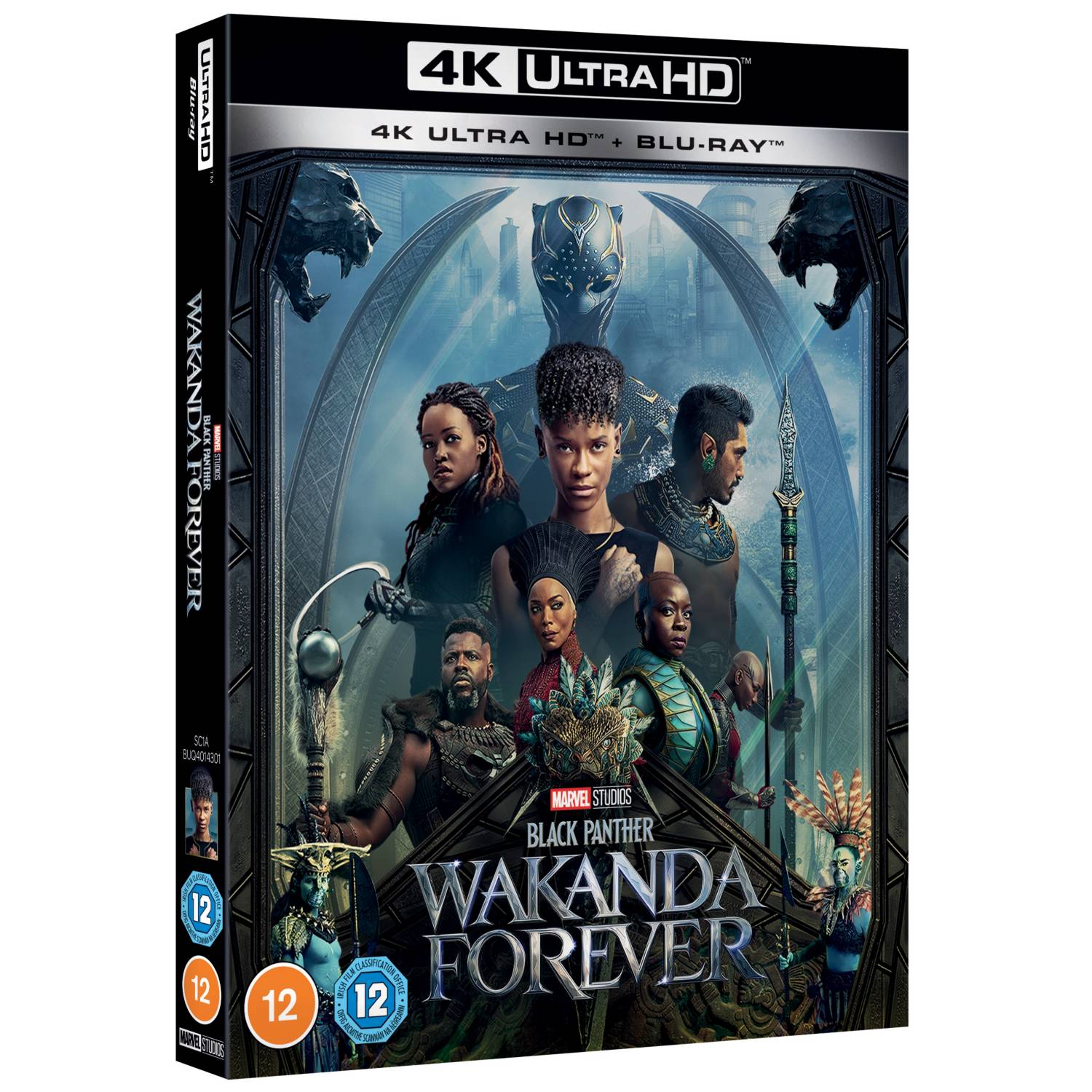Marvel Black Panther DVD cover - British product