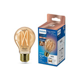 Philips Smart LED A60 50W E27 Tunable White Amber Filament Light Bulb GOODS ASDA   