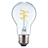 TCP clear glass filament bulb warm white 470 lumens E27, imported from the UK