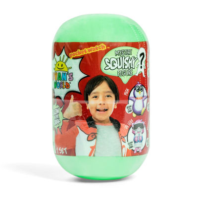 Ryan's World glow in the dark mystery squishy figure 5.5cm - British product