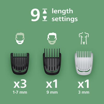 Philips 3000 Multigroom 7-in-1 hair beard trimmer, UK version