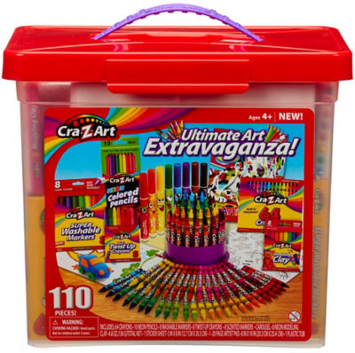 Cra-Z-Art ultimate art extravaganza set 128 pieces, imported from the UK