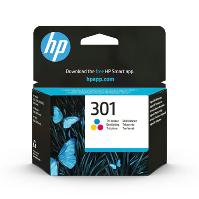 ASDA HP Ink 301 Tri Colour Inkjet Cartridge- Buy online at McGrocer