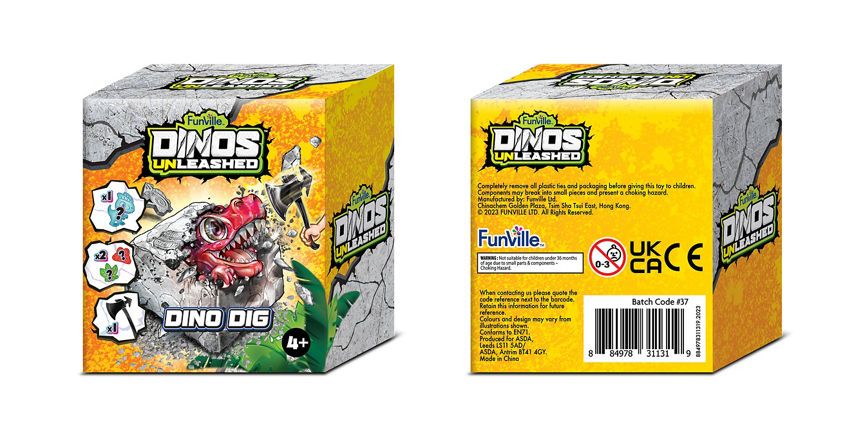 Dino Unleashed Dino Dig Collectible GOODS ASDA   