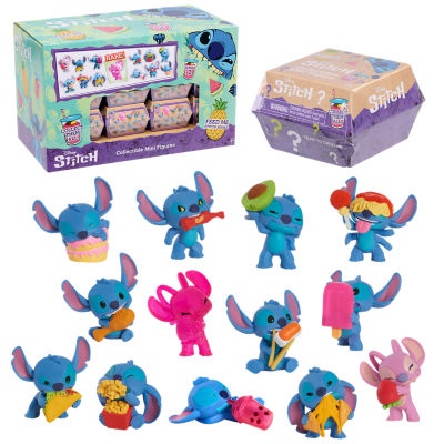 Disney Stitch Feed Me capsule figure with food pose - British product