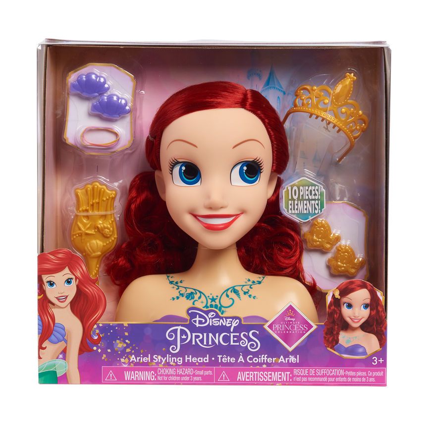 Disney Princess Ariel Styling Head