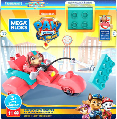 Mega Bloks PAW Patrol scooter and figure, imported from the UK