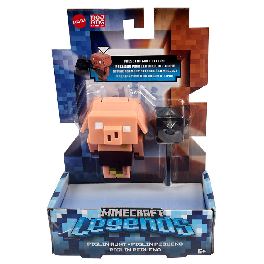 Minecraft Legends Piglin Mace Runt Fidget Figure Age 6+ Years