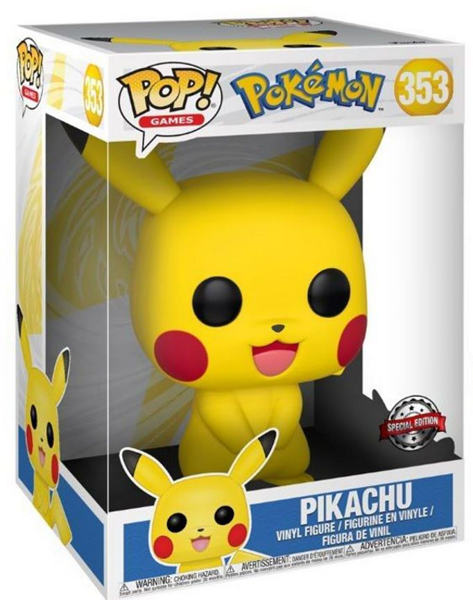 Funko Pop Games: Pokemon S1 - 10" Pikachu