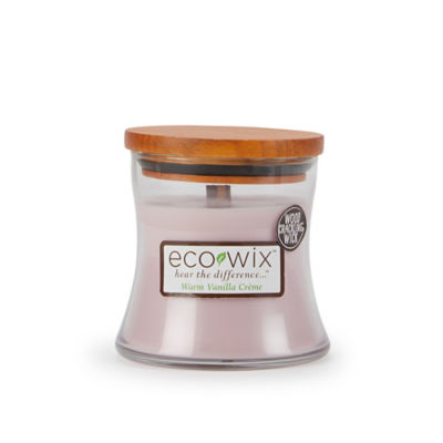 ASDA Eco Wix Warm Vanilla Crème Small Jar Candle- Buy online at McGrocer
