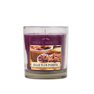 Pacific Wax Co Plum Pudding small jar candle, imported from the UK