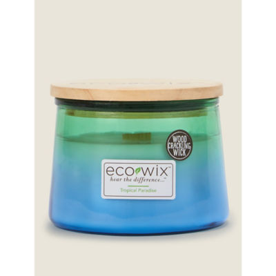 Eco Wix Ombre Blue Tropical Paradise jar candle 425g - British product