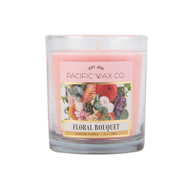ASDA Pacific Wax Co Liten Krukke Blomsterbukett Duftlys - Kjøp online hos McGrocer