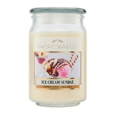 Ice Cream Sundae Jar Candle 510g British product