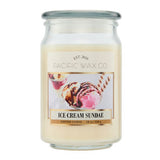 Ice Cream Sundae Jar Candle 510g British product