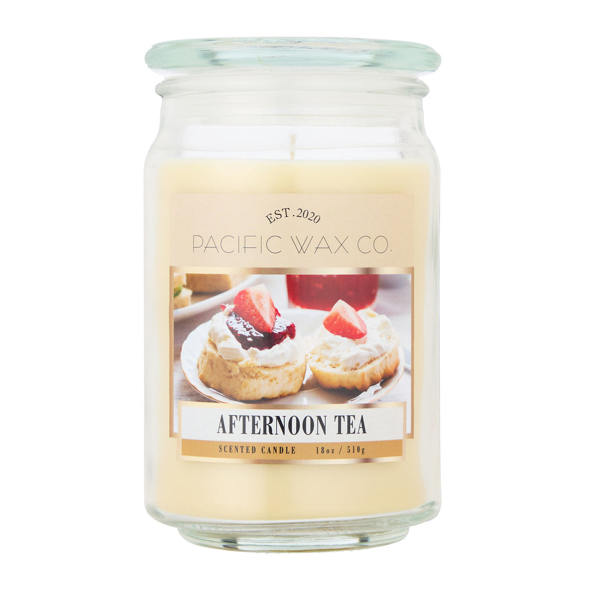 Pacific Wax Co Afternoon Tea candle 510g - British product