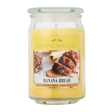 Pacific Wax Co banana bread large jar candle 510g, imported from the UK