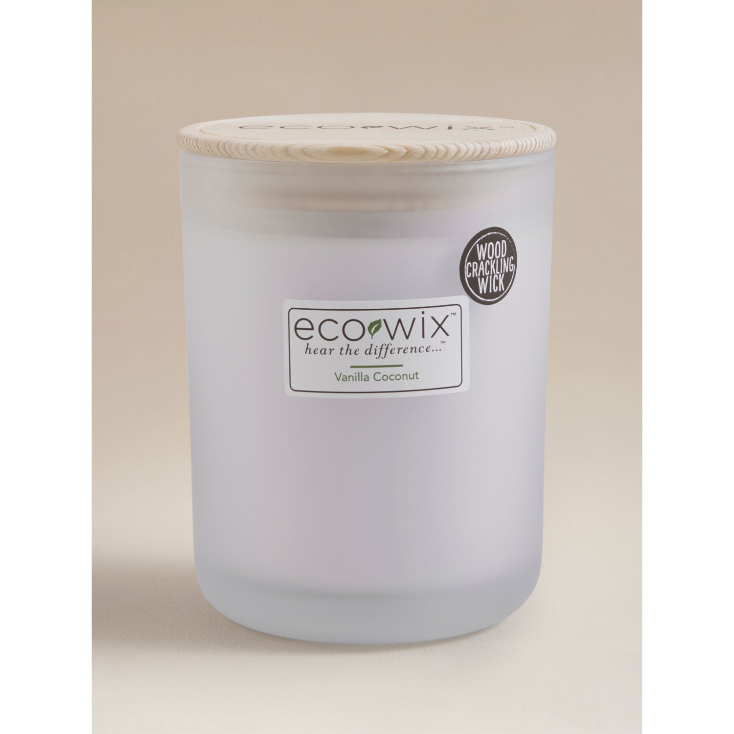 Ecowix vanilla coconut candle 425g (British brand)