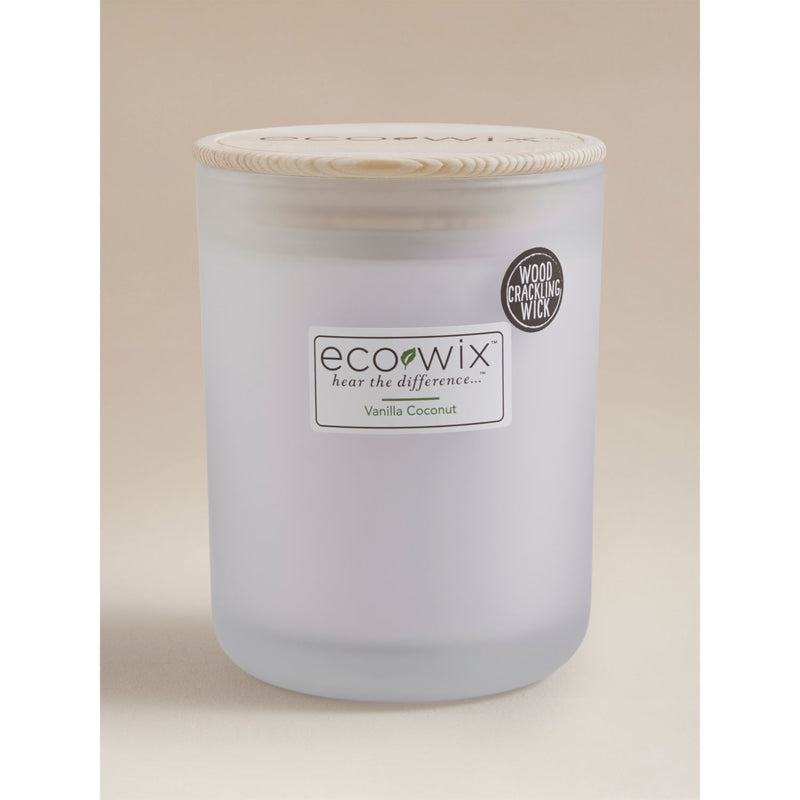 Ecowix vanilla coconut candle 425g (British brand)