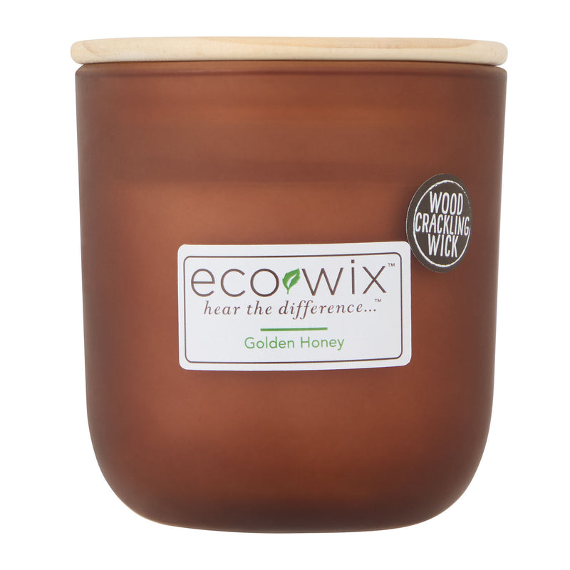 Ecowix Golden Honey small candle 226g, imported from the UK