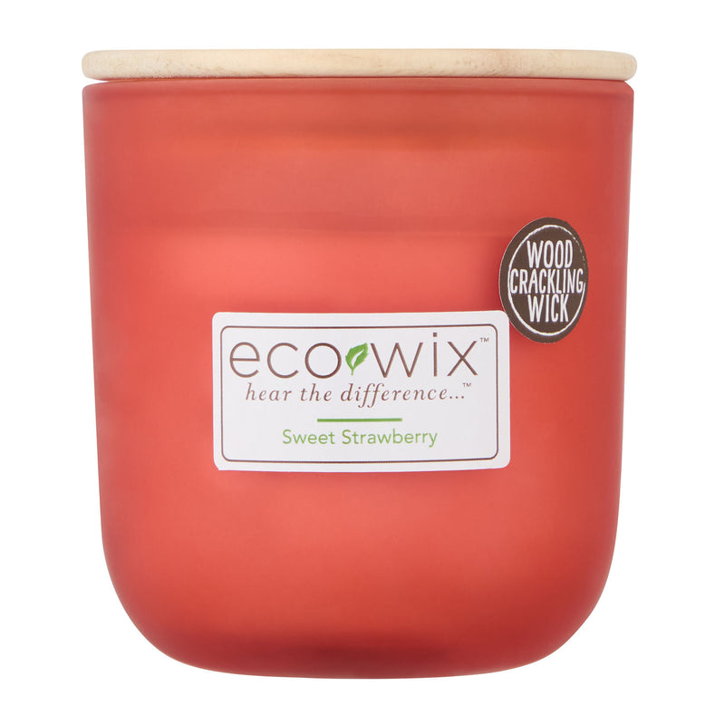 Ecowix Sweet Strawberry candle 226g (British brand)