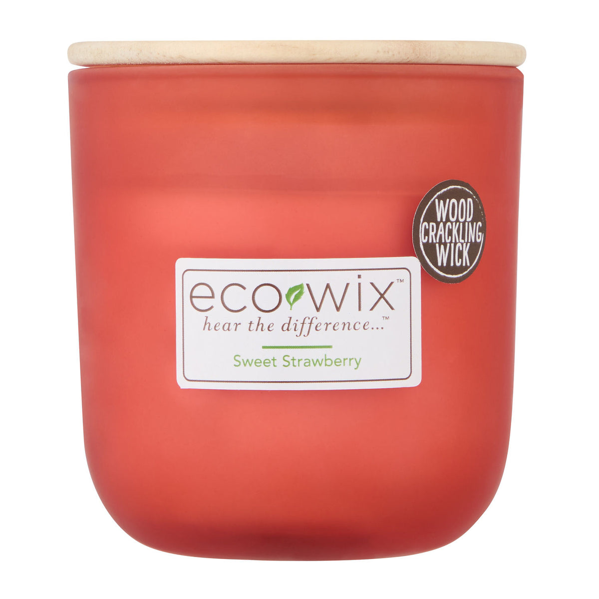 Ecowix Sweet Strawberry candle 226g (British brand)