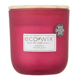 Ecowix Pink Rhubarb small candle, UK version
