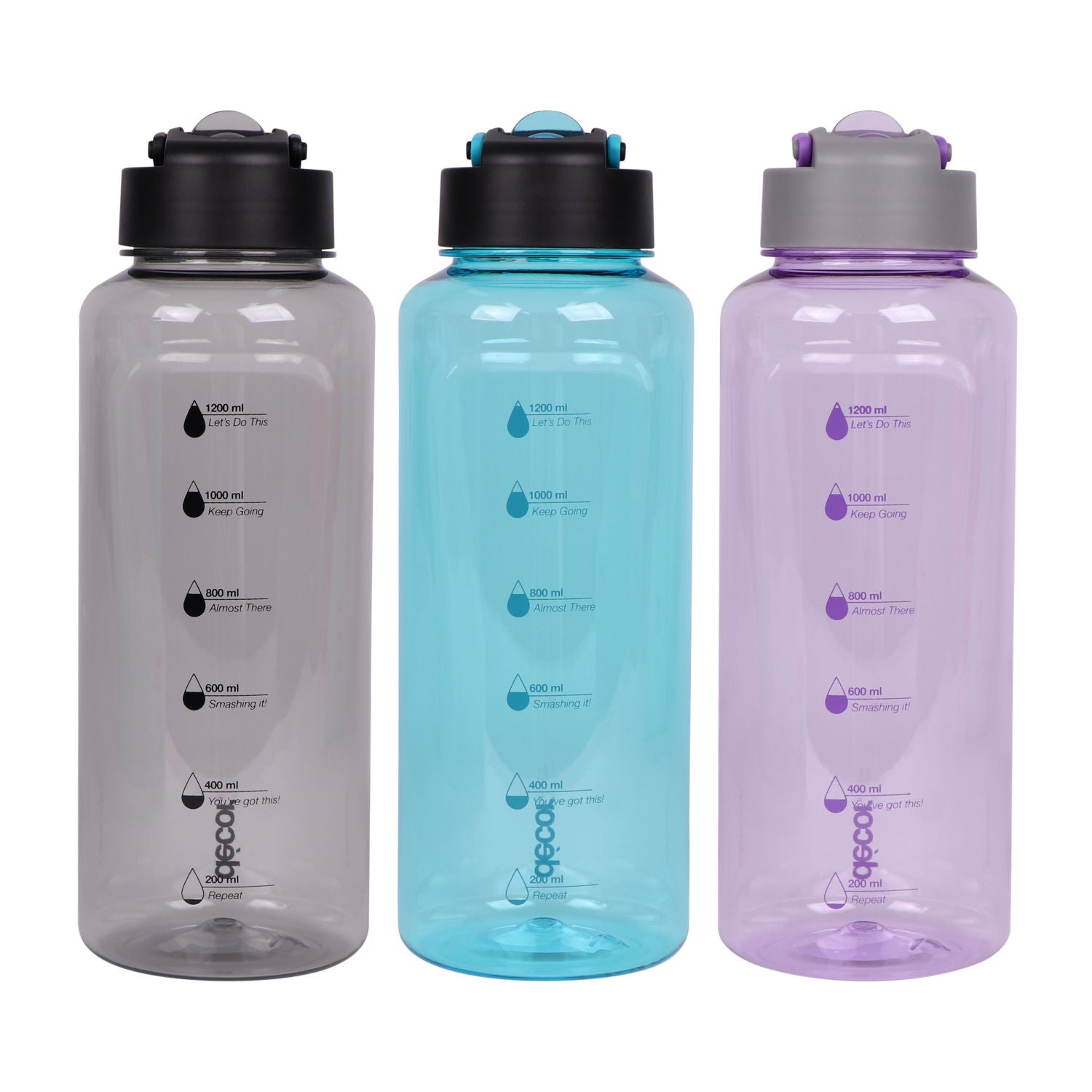 Décor Thirst water bottle 1.5L, imported from the UK