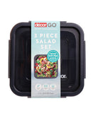 Décor Salad Box 1.1L food storage container, imported from the UK