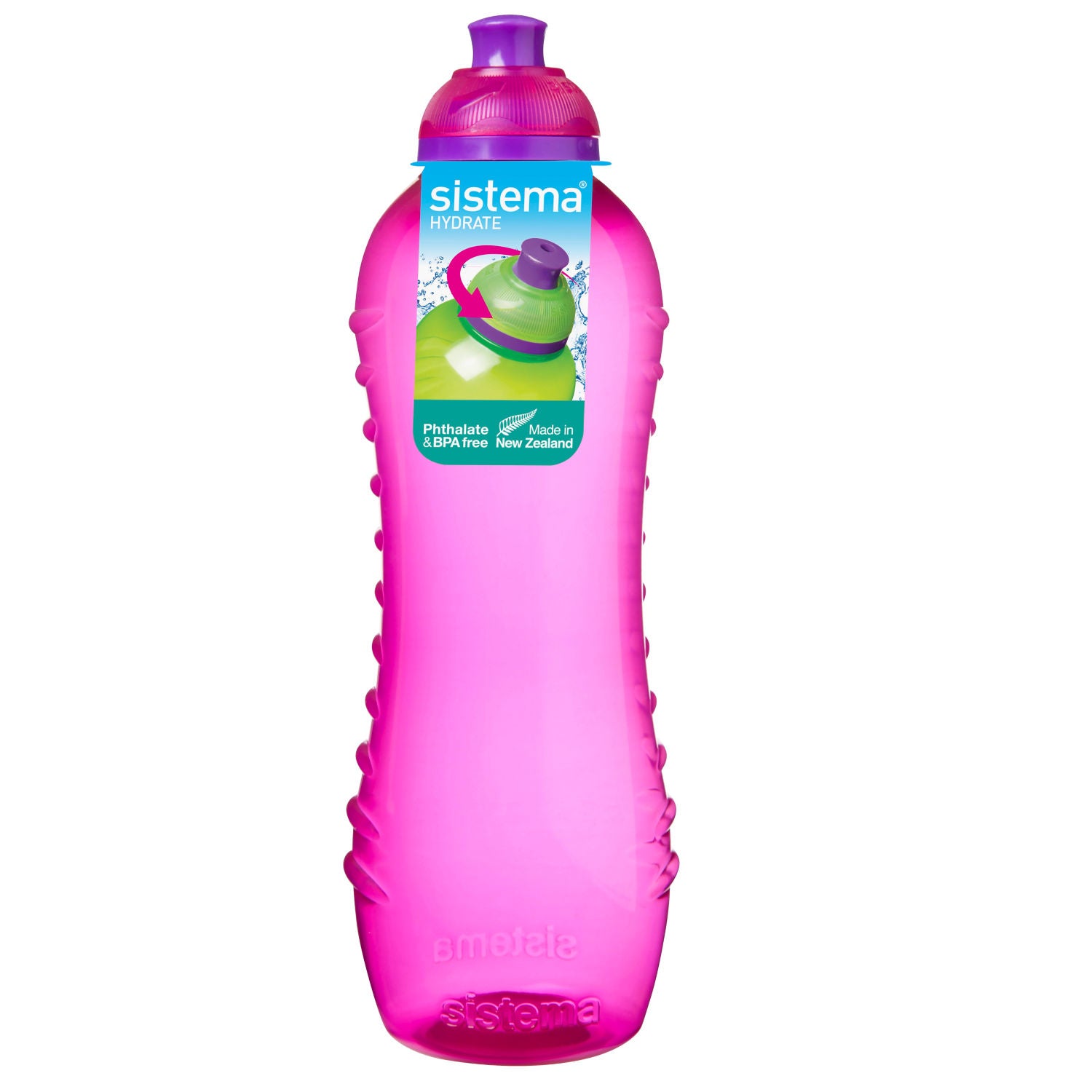 Sistema Twist 'n' Sip sports water bottle 620ml, UK version