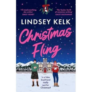 Lindsey Kelk Christmas Fling book cover, imported from the UK