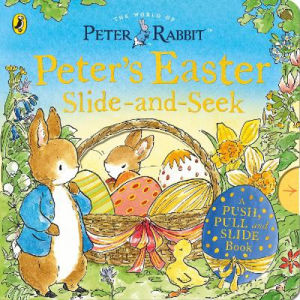 Beatrix Potter Peter Rabbit Easter slide and seek board book (British brand)