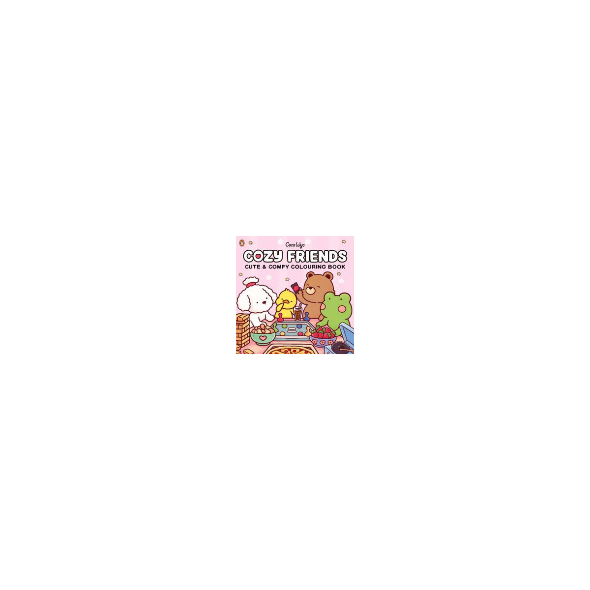 Coco Wyo Cozy Friends colouring book (British brand)