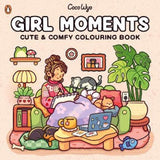 Coco Wyo Girl Moments colouring book 8x8 inches, imported from the UK