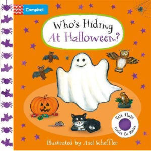 Campbell Books Who's Hiding at Halloween felt flap book, UK version