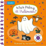 Campbell Books Who's Hiding at Halloween felt flap book, UK version
