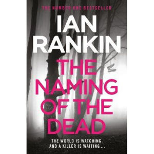 Ian Rankin crime novel Naming of the Dead, imported from the UK