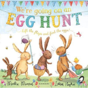 Martha Mumford We're Going on an Egg Hunt children's book, UK version