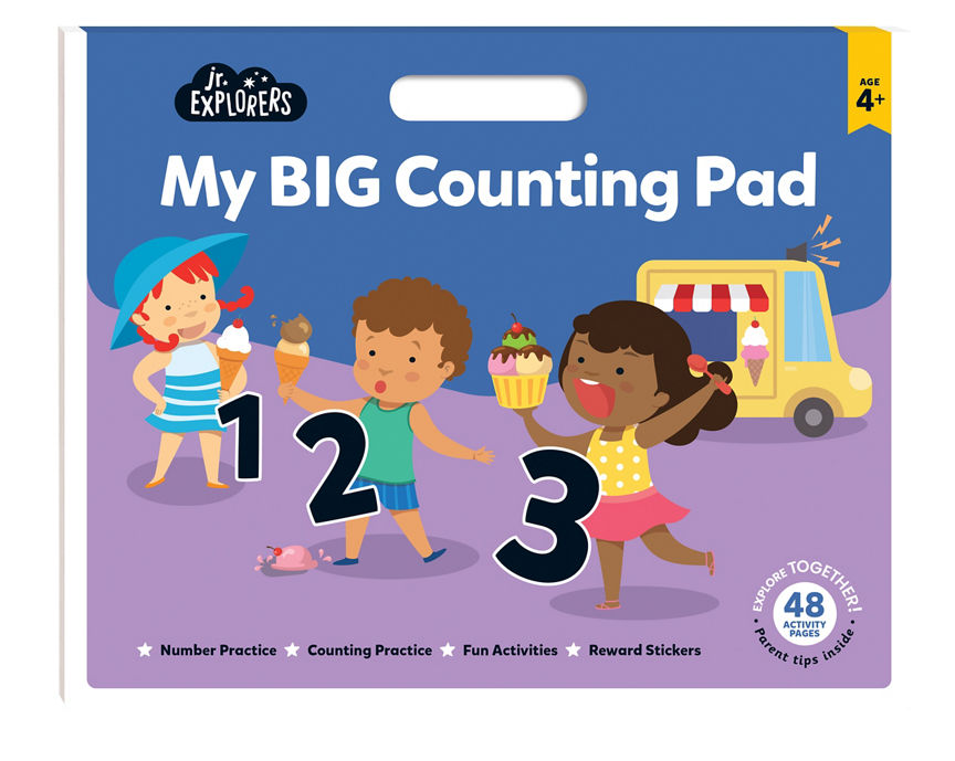 Hinkler Junior Explorers Big Landscape Pads: My Big Counting Pad GOODS ASDA   