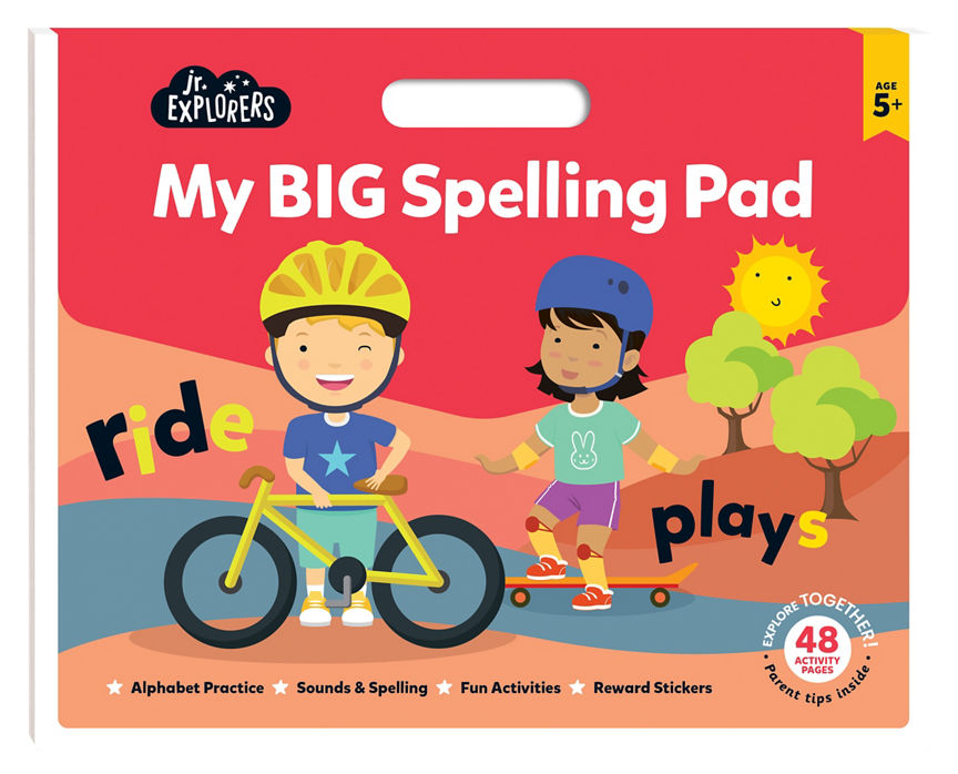 Hinkler Junior Explorers Big Landscape Pads: My Big Spelling Pad GOODS ASDA   