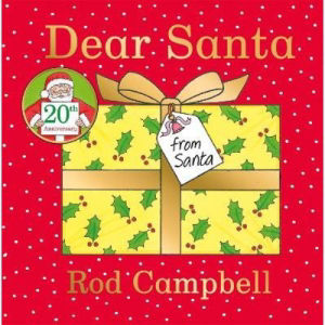 Rod Campbell Dear Santa lift-the-flap board book, UK version