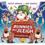 Bunnies in a Sleigh children's book by Philip Ardagh (British brand)