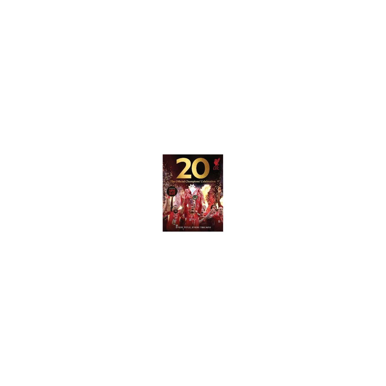 Liverpool FC commemorative book celebrating 20 league titles, UK version