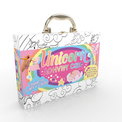 Bookoli Colour and Carry Unicorn Activity Case (British brand)