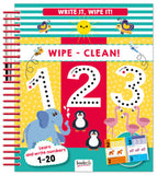 Bookoli Write It Wipe It 123 book (British brand)