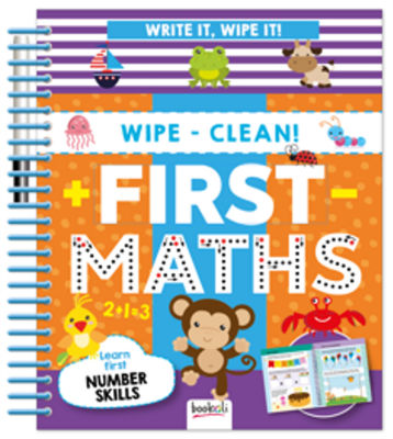 Bookoli first maths book spiral, UK version