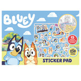 Bluey sticker pad A3 with reusable stickers, UK version